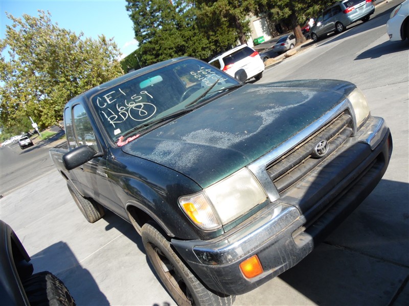 1999 TOYOTA TACOMA SR5 EXTRA CAB GREEN 2.7 AT 2WD PRERUNNER Z19777